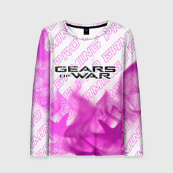 Лонгслив женский Gears of War pro gaming: символ сверху, цвет: 3D-принт