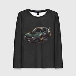 Лонгслив женский Nissan Skyline 2000 gtr, цвет: 3D-принт