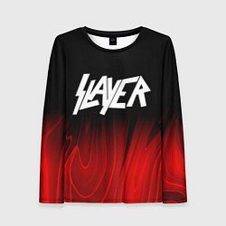 Лонгслив женский Slayer red plasma, цвет: 3D-принт