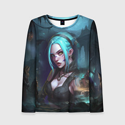 Лонгслив женский Jinx art fantasy, цвет: 3D-принт