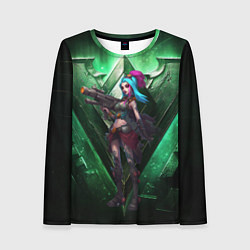 Лонгслив женский Jinx art arcane league of legends, цвет: 3D-принт