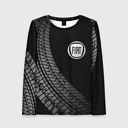 Женский лонгслив Fiat tire tracks