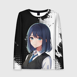Лонгслив женский Звездное дитя - аканэ, цвет: 3D-принт