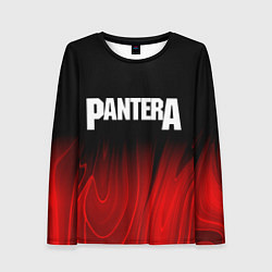 Лонгслив женский Pantera red plasma, цвет: 3D-принт