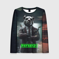 Лонгслив женский Payday 3 dog, цвет: 3D-принт