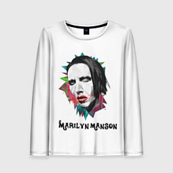Женский лонгслив Marilyn Manson art