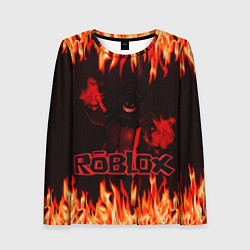 Лонгслив женский Fire Roblox, цвет: 3D-принт