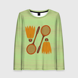 Женский лонгслив Бадминтон