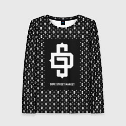 Лонгслив женский Dope street market, цвет: 3D-принт