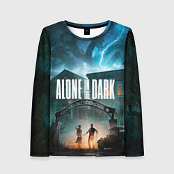 Лонгслив женский Особняк Alone in the dark, цвет: 3D-принт