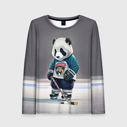 Лонгслив женский Panda striker of the Florida Panthers, цвет: 3D-принт