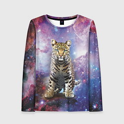 Женский лонгслив Space leopard