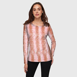 Лонгслив женский Произвольная абстракция каракули, цвет: 3D-принт — фото 2