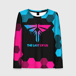 Лонгслив женский The Last Of Us - neon gradient, цвет: 3D-принт
