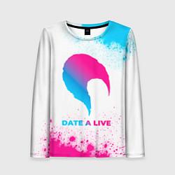 Женский лонгслив Date A Live neon gradient style