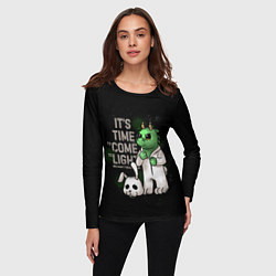 Лонгслив женский Время пришло - 2024, цвет: 3D-принт — фото 2