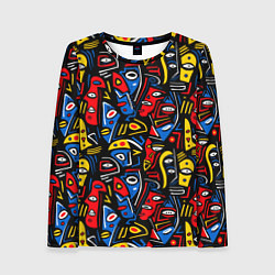 Женский лонгслив Африканский мотив