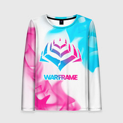 Лонгслив женский Warframe neon gradient style, цвет: 3D-принт