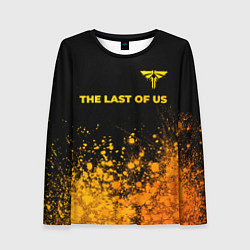 Лонгслив женский The Last Of Us - gold gradient посередине, цвет: 3D-принт