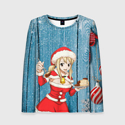 Женский лонгслив Подарок от снегурочки
