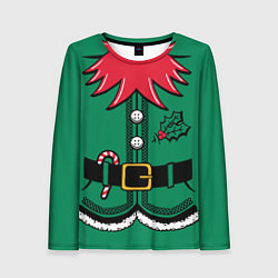 Лонгслив женский Костюм Гринча, цвет: 3D-принт