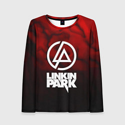 Лонгслив женский Linkin park strom честер, цвет: 3D-принт