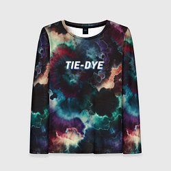 Женский лонгслив Tie - dye