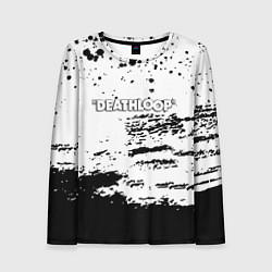 Женский лонгслив Deathloop чёрные краски