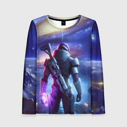 Лонгслив женский Mass Effect - andromeda ai art, цвет: 3D-принт