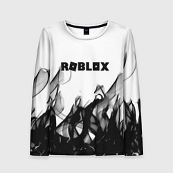 Лонгслив женский Roblox flame текстура, цвет: 3D-принт