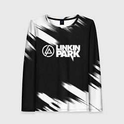 Женский лонгслив Linkin park рок бенд краски
