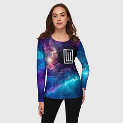Лонгслив женский Lindemann space rock, цвет: 3D-принт — фото 2