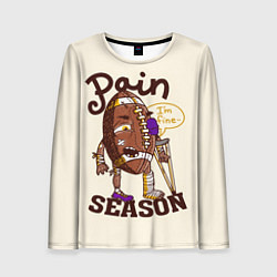 Лонгслив женский Сезон боли, цвет: 3D-принт
