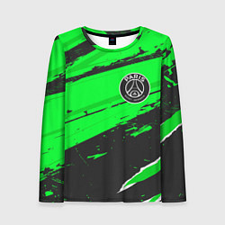 Женский лонгслив PSG sport green