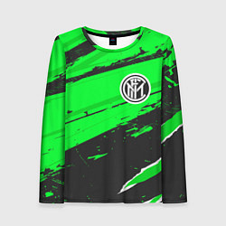 Женский лонгслив Inter sport green