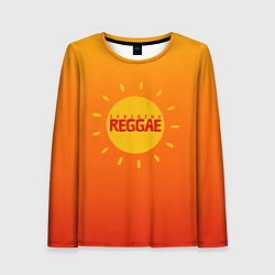 Женский лонгслив Orange sunshine reggae