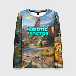 Женский лонгслив Abiotic Factor атомный мир