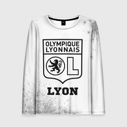 Женский лонгслив Lyon sport на светлом фоне