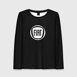 Женский лонгслив FIAT logo white