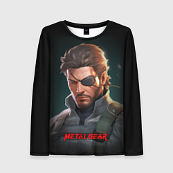Лонгслив женский Веном Снейк из игры Metal gear, цвет: 3D-принт