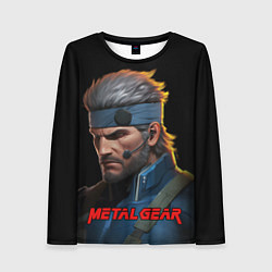 Женский лонгслив Веном Снейк из игры Metal gear