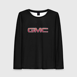 Лонгслив женский GMC logo, цвет: 3D-принт
