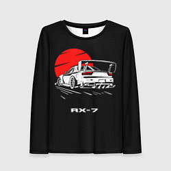 Лонгслив женский Mazda RX-7, цвет: 3D-принт