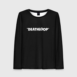 Женский лонгслив Deathloop logo