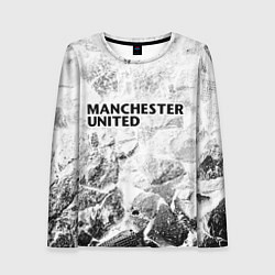 Женский лонгслив Manchester United white graphite