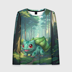 Женский лонгслив Bulbasaur pokemon