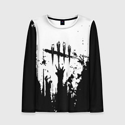 Лонгслив женский Dead by daylight horror краски, цвет: 3D-принт