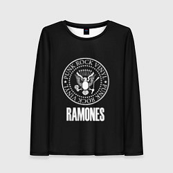 Женский лонгслив Ramones rock logo