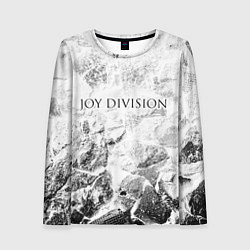 Лонгслив женский Joy Division white graphite, цвет: 3D-принт