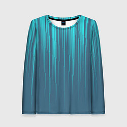 Женский лонгслив Абстракция вертикальные линии